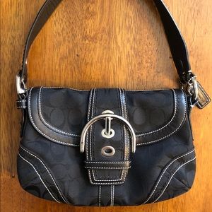 Authentic Coach purse with signature C logo